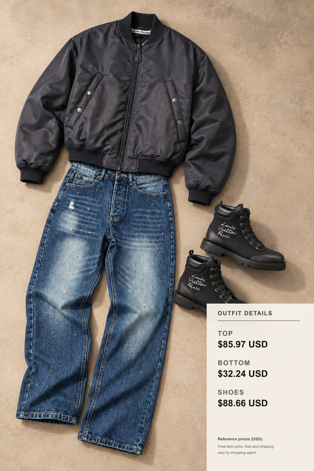 Acne Studios Jeans With Short Jackets