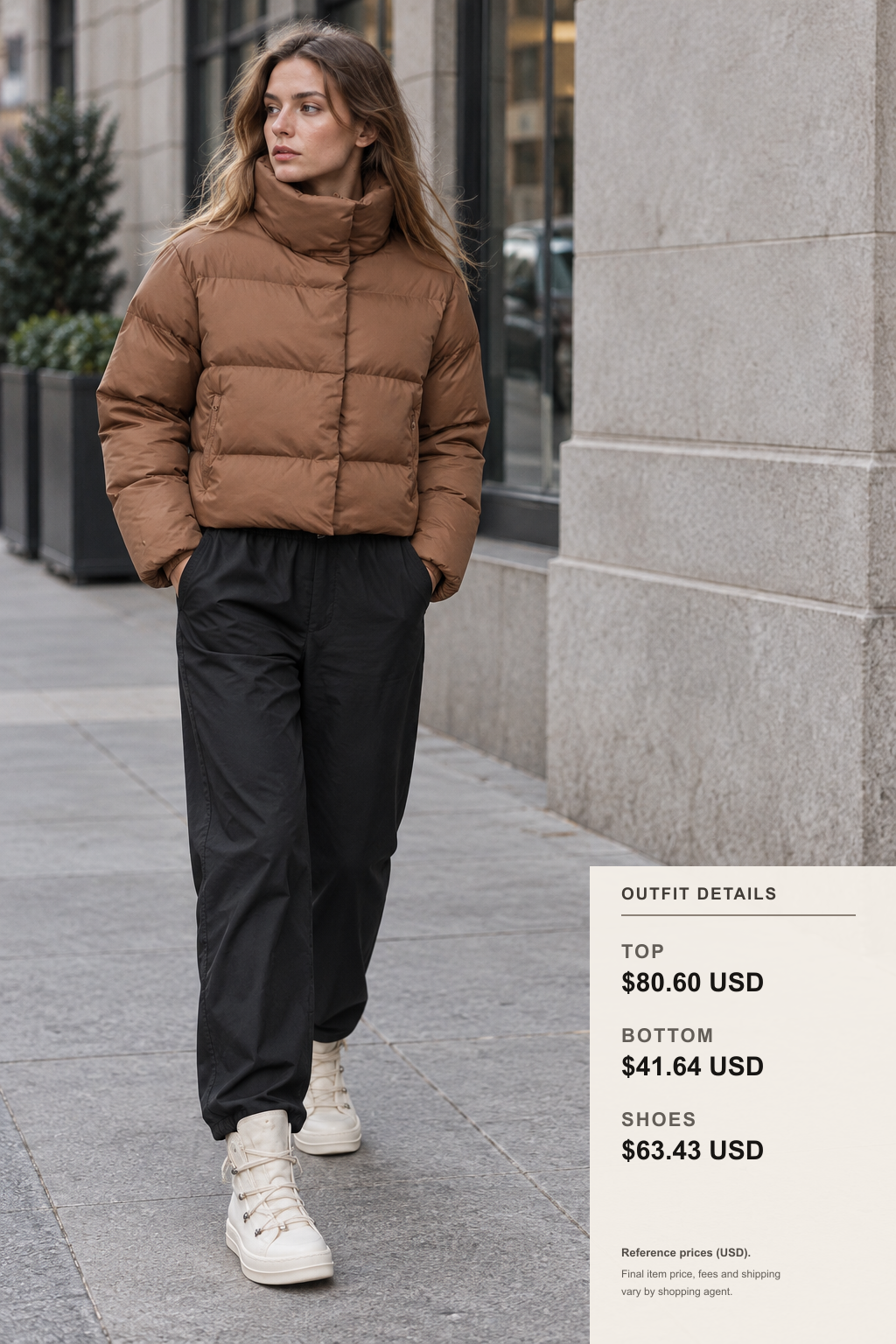 alo yoga Knitwear Winter Weekend Styling outfit 1 full-body street style for fashionreps