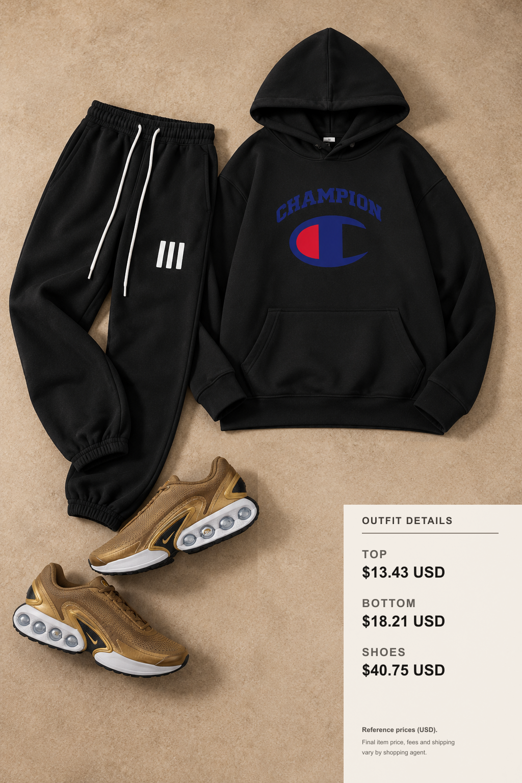 nike Hoodie Layering Looks for fashionreps outfit 2 editorial flat lay for fashionreps