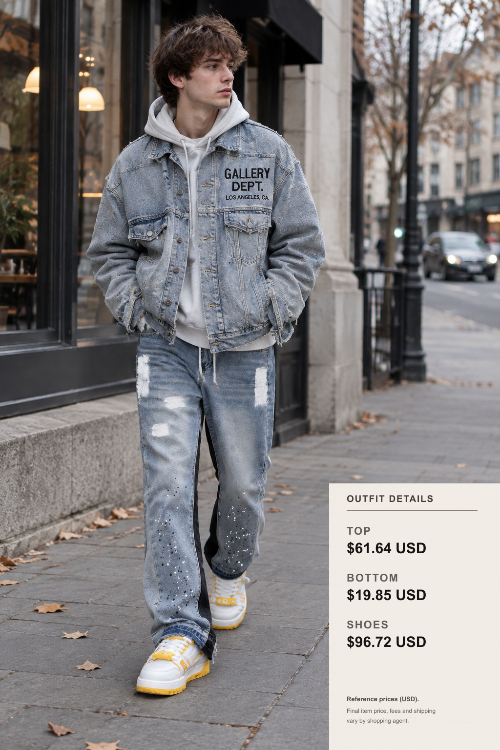 Gallery Dept Jacket Weekend Styling outfit 1 full-body street style for fashionreps