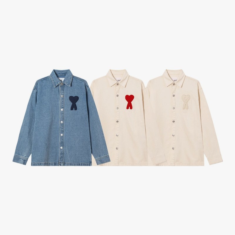 Ami Paris Heart-Embroidered Denim Shirt Review: What Ten Days of Wear Taught Us About the S–XL Run