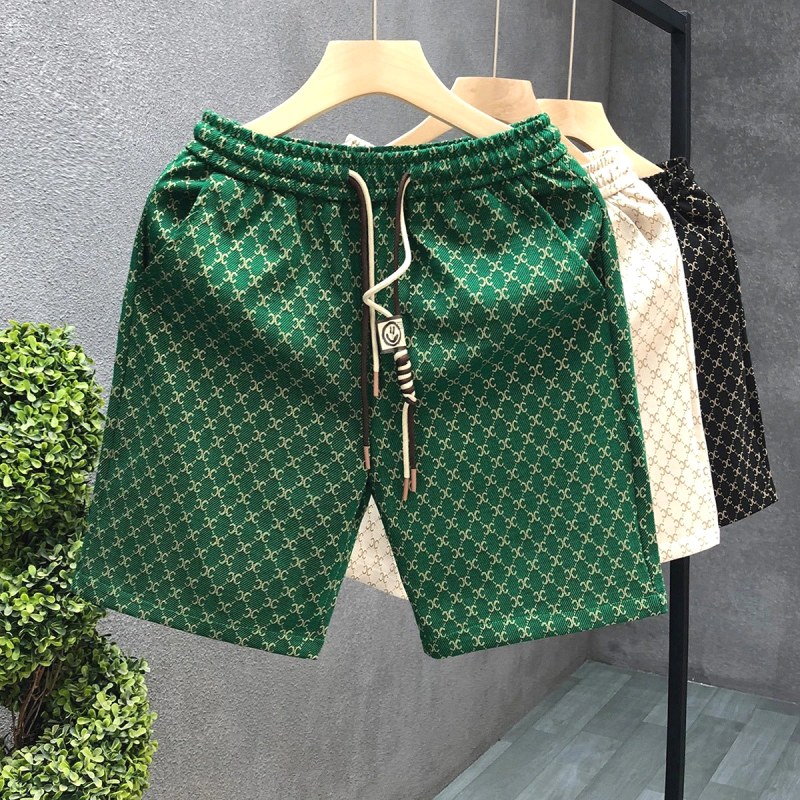 Celine All-Over Print Green Shorts: Print Repeat, Drawstring Tension and a $5.22 Reality Check