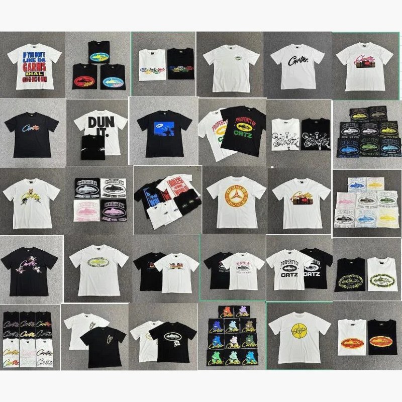 Corteiz Graphic Print Multicolor T-Shirt Collection Review: 51 Colourways, One Loose Crew Neck