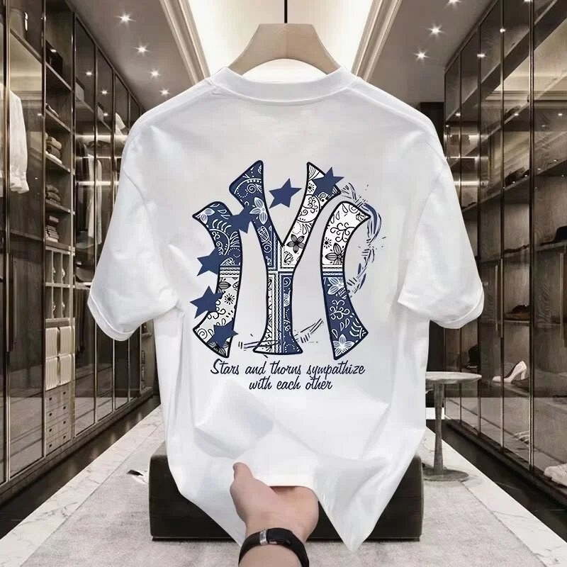 MLB Blue Printed Streetwear T-Shirt—Special Offer Review: The $3.73 Milk-Silk Layer We Wore Inside a Sneaker Rotation