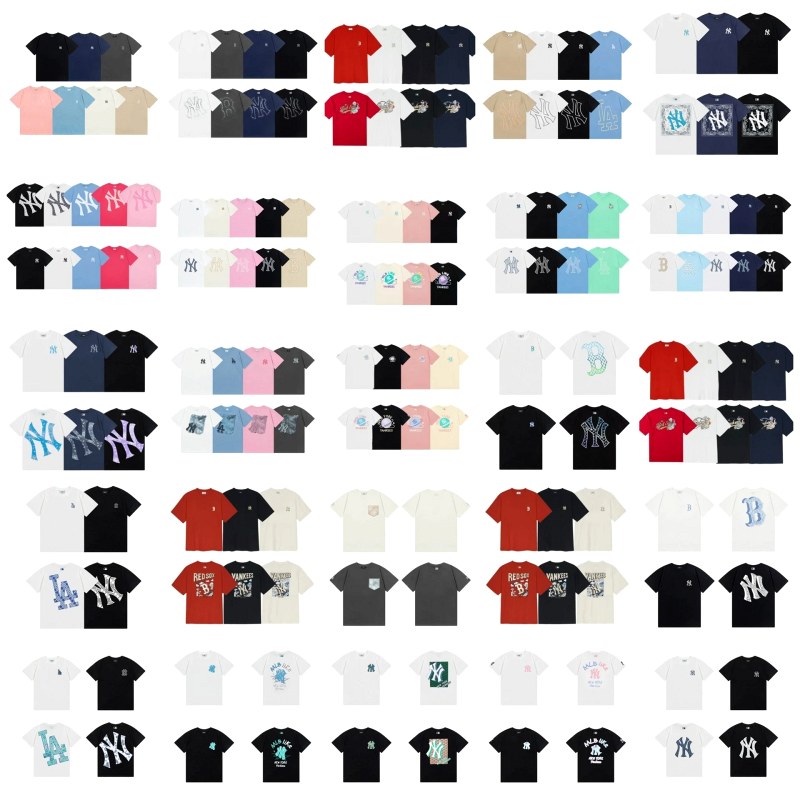 MLB Multi-Color T-Shirt Collection Review: 100% Cotton, S–XXXL, 40+ Colorways