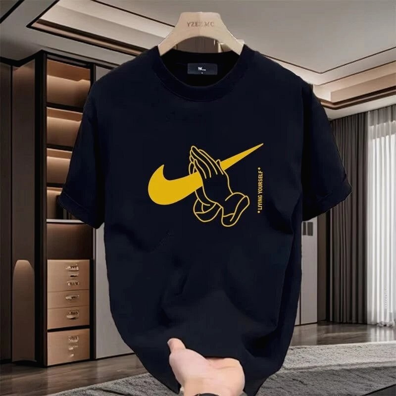 Nike Black T-Shirt in Casual Streetwear Style Review: Bench-Tested as an Air Jordan Base Layer