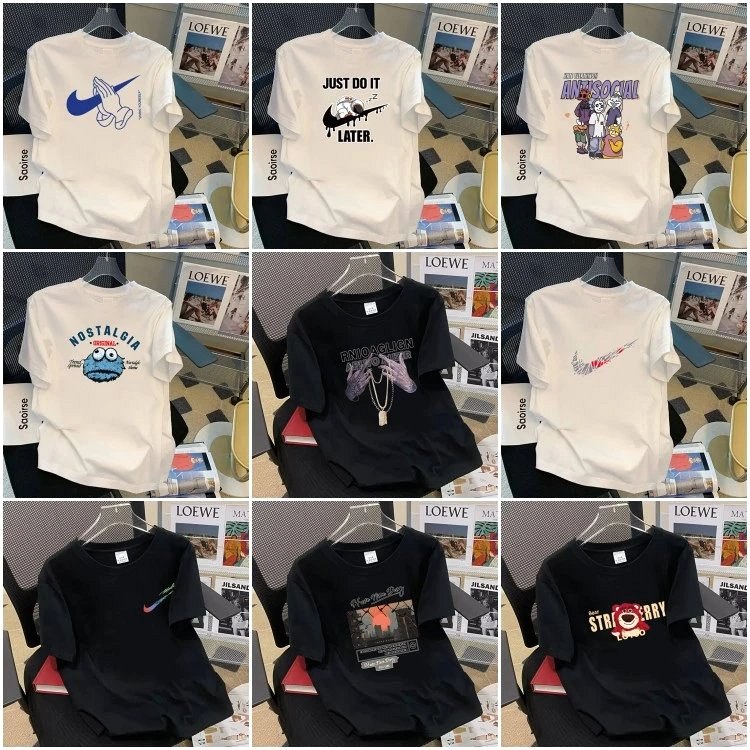 Nike Classic Logo Printed T-Shirt Review: 30 Prints, Loose Cut, Two Testers