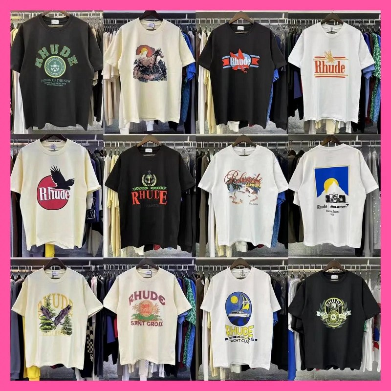 Rhude Streetwear T-Shirt Collection Review: 220g Long-Staple Cotton Tested
